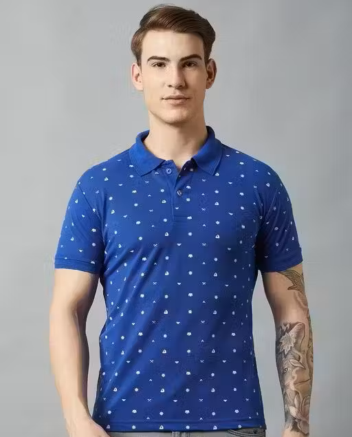Luxe Navy Premium Men's Polo