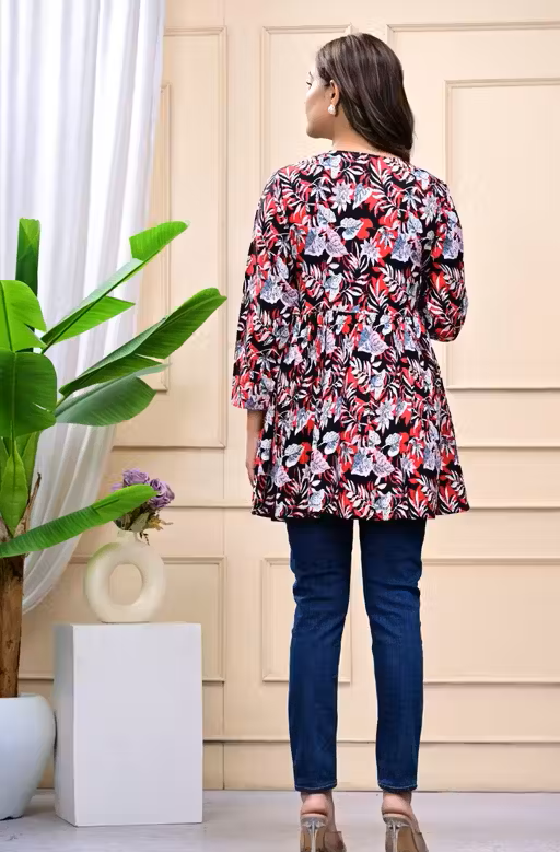 Luxe Floral Embroidery Lace Top