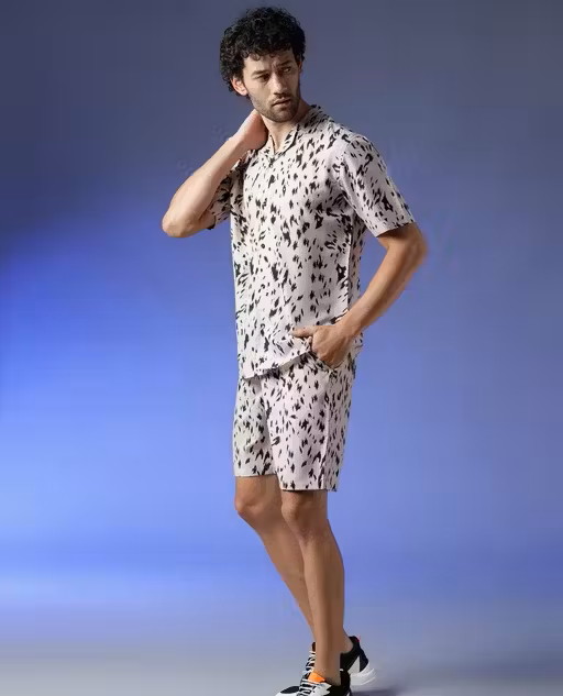 Printed Boxer Co-ords Mens