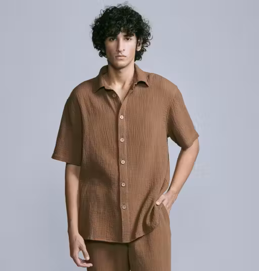 Premium Coffee Mens Co-ord Set