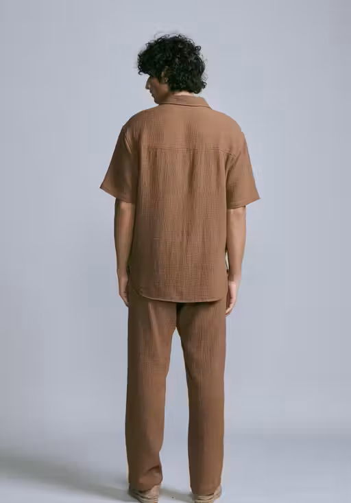 Premium Coffee Mens Co-ord Set