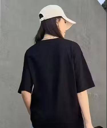 Graphic Black Oversized T-Shirt