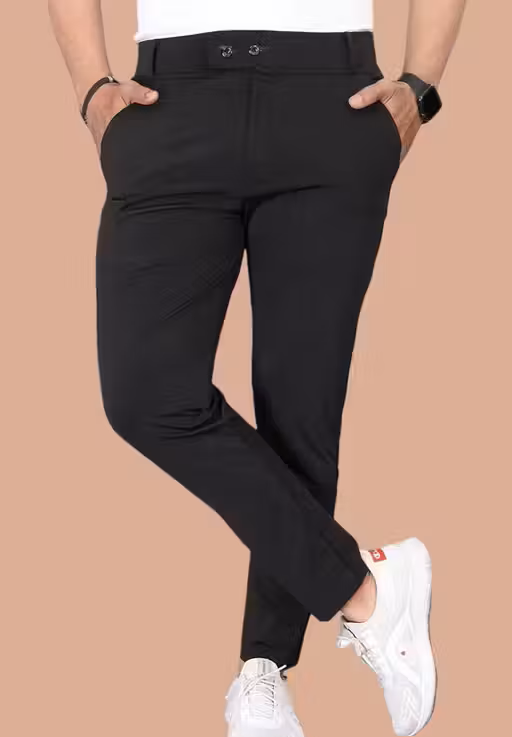 Slim Fit Casual Men's Trousers