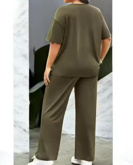 Premium Olive Green Womens Co-ord Set